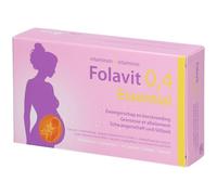 Folavit 0,4 Essential | Acide folique - Iode Vitamine D3 Oméga 3 De la grossesse à l'allaitement Emballage(S) Combi 30+30 pc(s)