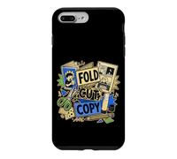 Fold Cut Copy Mini Fanzine Bande Dessinée Coque pour iPhone 7 Plus/8 Plus
