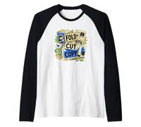 Fold Cut Copy Mini Fanzine Bande Dessinée Manche Raglan