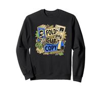 Fold Cut Copy Mini Fanzine Bande Dessinée Sweatshirt