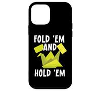Fold 'em and Hold 'em Paper Art Papier Origami Art Japonais Coque pour iPhone 12 Mini