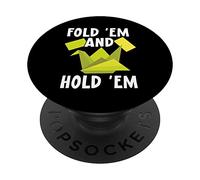Fold 'em and Hold 'em Paper Art Papier Origami Art Japonais PopSockets PopGrip Adhésif