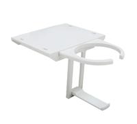 Fold Out Desk Cup Holder, ABS Stable Space Saving Retractable Table Drink Holder Rack for Home and Office