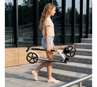 Foldable Adult Teen Kick Scooter with 8 Luminous Solid PU Wheel