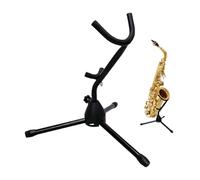 Foldable Alto Saxophone Stand, Portable Tripod Holder, Adjustable Support | Adjustable Stable Support for Jazz, Orchestra, Home, School, Studio, Practice and Performance