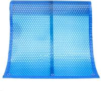Foldable and Durable Solar Pool Covers, 1m/2m/3m/4m/5m/6m/7m/8m/10m Long, Hot Tubs Cover, Blue, Different Sizes(200cm x 600cm (6ftx19ft))
