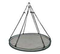 Foldable Bird Net, Outdoor Hoop Feeder, Portable Parrot Station, Hanging Garden Courtyard Feeding Accessory, Wildlife Yard Porch Balcony Supply, Aviary Gear for Macaws, Sparrow, Budgies