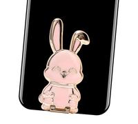 Foldable Bunny Phone Bracket - Multifunctional Bunny Phone Holder Stand, Folding Lazy Buckle Paste Type Bracket Compatible With All Phones, Portable Stand For Desks, Tables, Bedside, Travel, And Home