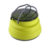 Foldable Camping Pot - 1.5L Open Fire Kettle, Boiling Water Cookware | Hiking Backpacking Outdoor Picnic Cooking Tool, Portable Kitchen Accessory, Lightweight Travel Pot, Durable Heat-Resistant