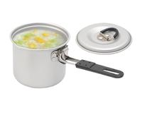 Foldable Camping Pot - 770ml Aluminum Alloy Pot avec poignée | Pot de cuisine extérieur portable pour la randonnée, le camping, le pique-nique, le barbecue et les voyages Use Cooking on the go