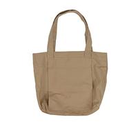 Foldable Canvas Yoga Mat Bag, Large Capacity with Oversized Inner Pocket, Portable Tote for Travel Outdoor Gym, Securely Holds 2 Mats (Khaki)