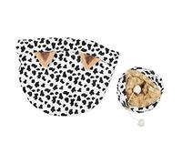 Foldable Cat Tunnel Bed with Scratching Ball & Mat | 180° Half Moon Design for Play/Sleep/Hide | 118cm Cat Play Tube for Kittens & Puppies