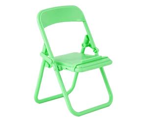 Foldable Chair Phone Holder | Desktop Cute Miniature Lazy Cellphone Stand