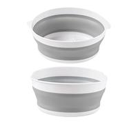 Foldable Colander | Double couche Folding Mixing Bowl, Kitchen Fruit Strainer, for Parents Daily Cooking Meal Prep Apartment Dorm Office BBQ Picnic Gathering RV Chefs Restaurant