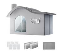 Foldable Cooling Pet Bed - Ice Pack Infused Cat Den for Hot Weather | Anti Chew Shelter with Soft Structure and Removable Chilled Pads for Puppies, Kittens, Home Use, Patio Lounging, and Outdoor Shade