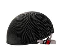 Foldable Cycling Helmet - Portable Compact Safety Hat with Adjustable Chin Strap for Bike Road Commuting Outdoor Use | Lightweight Collapsibled Design Travel Friendly Head Protection Cycling Accessory