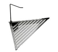 Foldable Dish Rack - Metal Triangle Rustproof Dish Drying Stand, 17.7x12.59x8.66inches Space Saving Sink Drainer Rack, Kitchen Countertop Dishes Organizer for Plates Bowls Cups Drainage Home