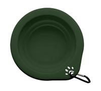 Foldable Dog Bowl, Silicone Water Bowl, Portable Cat Container, 300ml Expandable Feeding Cup, 6.69x5.91x0.47 inches, Ideal for Walking and Traveling Outdoors