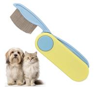 Foldable Dog Comb - Double Sided Pet Grooming Brush and Cats Lice Comb