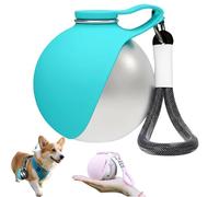Foldable Dog Water Bottle for on The Go, Leak-Proof Travel Drinking Bowl for Cats with Foldable Silicone Bowl, Portable Pet Water Bottle for Dog Cat Outdoor Walking (B)