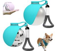 Foldable Dog Water Bottle for on The Go, Leak-Proof Travel Drinking Bowl for Cats with Foldable Silicone Bowl, Portable Pet Water Bottle for Dog Cat Outdoor Walking B)