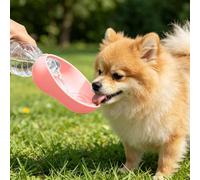 Foldable Dog Water Bottle Set - Leak Proof Silicone Portable Pet Hydration Cup, Lightweight Travel Feeder Solution, Silicone Travel Dog Bottle | Portable Pet Hydration Cup,for Small Medium Large Dogs
