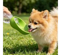 Foldable Dog Water Bottle Set - Leak Proof Silicone Portable Pet Hydration Cup, Lightweight Travel Feeder Solution, Silicone Travel Dog Bottle | Portable Pet Hydration Cup,for Small Medium Large Dogs