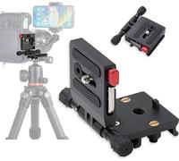 Foldable DSLR Camera L Bracket Horizontal Vertical Switch Tripod Quick Release Plate Compatible with Canon Nikon Sony DJI Osmo Ronin Zhiyun Stabilizer Tripod Monopod