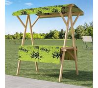 Foldable Farmers Market Stand with Canopy