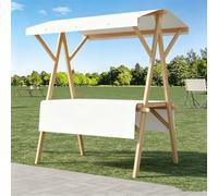 Foldable Farmers Market Stand with Canopy
