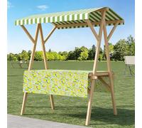 Foldable Farmers Market Stand with Canopy