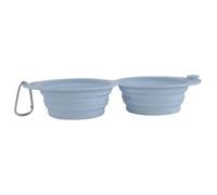 Foldable Feeder Dish, Portable Dog Water Bowl, 11.81x5.28x1.97 inches Convenient Compact Food fBowl Pet Supplies, Perfect for Puppies Kittens Traveling Camping Hiking