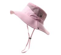 Foldable Fishing Cap With Drawstring Solid Color Mesh Pure Fisherman Hat With Rope Adjustable Outdoor Sun Convient pour La Pêche(COLOR 4)