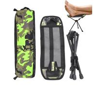 Foldable Foot Rest - Lightweight Ergonomic Footrest | Portable Foot Stool | Idea For Airplane Travel Outdoor Beach Patio Couch Indoor Lawn Offices Porch Use