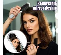 Foldable Hair Brush - Portable Detangling Comb With Mirror For Travel, Purse & Gym | Compact Hairbrush For Women & Girls, For On-the-Go Styling At Home, Office & Outdoor