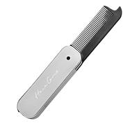 Foldable Hair Brush, Portable Hairbrush, Double-Sided Styling Comb, Scalp Massage Tool, 4.41x1.3x0.47 inches Multifunctional Compact Hairbrush for Women, Men, Travel and Grooming