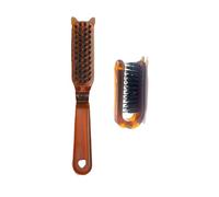 Foldable hairBrush - Anti-Static Bristle hairBrush, Personal Care Solution, Crafted From Sturdy ABS, With Easy Handling | Portable Pocket Brush Travel-Friendly For Wet, Dry Hair