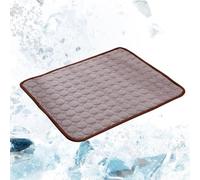 Foldable Ice Silk Cooling Pad For Large Dogs, Non Slip Self Cooling Pet Mat