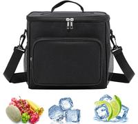 Foldable Insulated Bag,Picnic Bag,Reusable Thermal Mesh,Keep Food Cold or Warm,Collapsible Insulated Basket for Camping,Barbecue,Travel-10L (26 x 17 x 24 cm)