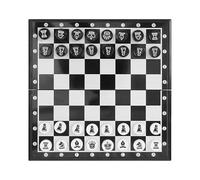 Foldable Magnetic Game Chessboard, Magnetic Chess Set, Board Game with Travel Case, Kids Adults Beginner Strategy Play, Professional Home Table Entertainment, Outdoor Learning Brain Development Use