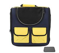 Foldable Pet Backpack Carrier for Small Dogs & Cats | Large Space & Multi - Directional Ventilation | Portable Travel Doghouse for Hiking/Airplane Journeys/Daily Use