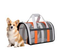 Foldable Pet Bag, Foldable Pet Carrier, Foldable Cat Carrier, Portable Dog Carrier, Dog Foldable Carrier Portable Bag, Travel Carrier with Multiple Mesh Panels, Visiting The Vet for Travel, Driving