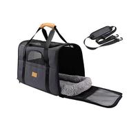 Foldable Pet Dog and Cat Tote Bag, Breathable and Lightweight for Pets Going Out, Large Capacity Foldable Tote Cat Bag (Black)