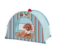 Foldable Pet Playpen - Outdoor Pet Tent House | Dog House | Folding Breathable Kennel with Airflow and Ventilation for Small Dogs Puppy Bunnies Indoor Outdoor Backyard Camping Beach