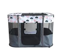 Foldable Pet Playpen, Portable Outdoor Dog Playpen, Small Animal Pet Exercise Pen, Outdoor Pet Playpen Tent 27,56 x 21,65 x 17,72 Inches for Cat, Dog, Chiot, Petit Animal, Intérieur et Extérieur