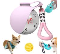 Foldable Pet Water Bottle for Travel, 2 in 1 Portable Dog Drink Water Container with Silicone Bowl, 285ml Leakproof Dog Water Bottle for Walks, Hikes, Road Trips, Park Visits, Travel (C)