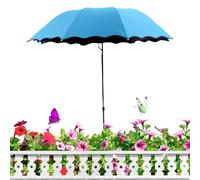 Foldable Plant Sunshade Uv Protection Parasol | Outdoor Plant Umbrellas For Patio Balcony Backyard Terrace Camping Picnic Beach Park | Garden Shade Accessory Of For And With Lightweight Sturdy Design
