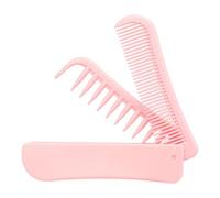 Foldable Pocket Comb - Portable Double-Head Grooming Tool, Lightweight Compact Hair Styling Accessory, Durable Travel-Friendly Personal Care Groomer | For Home Travel Vacation Barbershop Apartment Hot