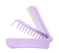 Foldable Pocket Comb - Portable Double-Head Grooming Tool, Lightweight Compact Hair Styling Accessory, Durable Travel-Friendly Personal Care Groomer | For Home Travel Vacation Barbershop Apartment Hot