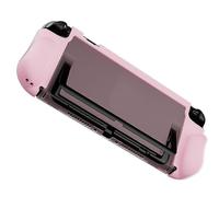 Foldable Protective Case for Nintendo Switch 2 Ergonomic Holder Integrated Case Protective Shell W/ Front Cover Pink